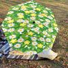 1PC Flowers Leaves Umbrella-8-Rib Reinforced Portable Folding Travel Suitable for All Seasons Outdoor Daily Use  -J0359
