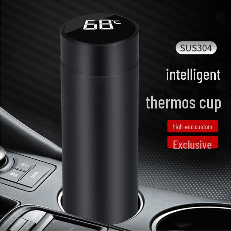 Интеллектуальная термокружка с цифровым дисплеем, нержавеющая сталь 304, большая вместимость, унисекс, идеально подходит для студентов и в качестве делового подарка.