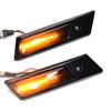 2Pcs Dynamic LED Fender Side Marker Lamp Fender Turn Signal Light Indicator Blinker Compatible with BMW 3 5 7 Series E32 E34 E36