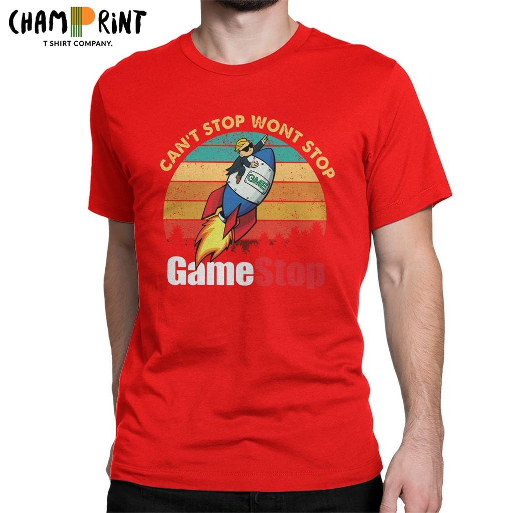 Gamestop Street Илон Маск Reddit Футболки Мужские Wallstreetbets Gme Wsb Футболка Акции Stonks