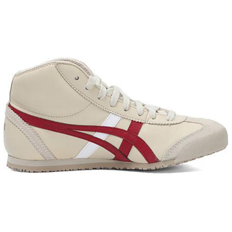 ONITSUKA TIGER Мексика Mid Runner Повседневные Удобные Кроссовки Средней Высоты Унисекс Бежевый HL328-0226