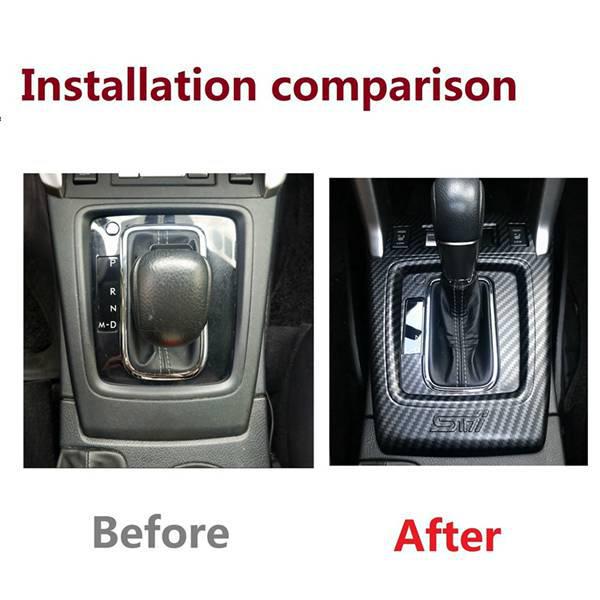 Панель переключения передач из углеродного волокна для Subaru Forester 13-18