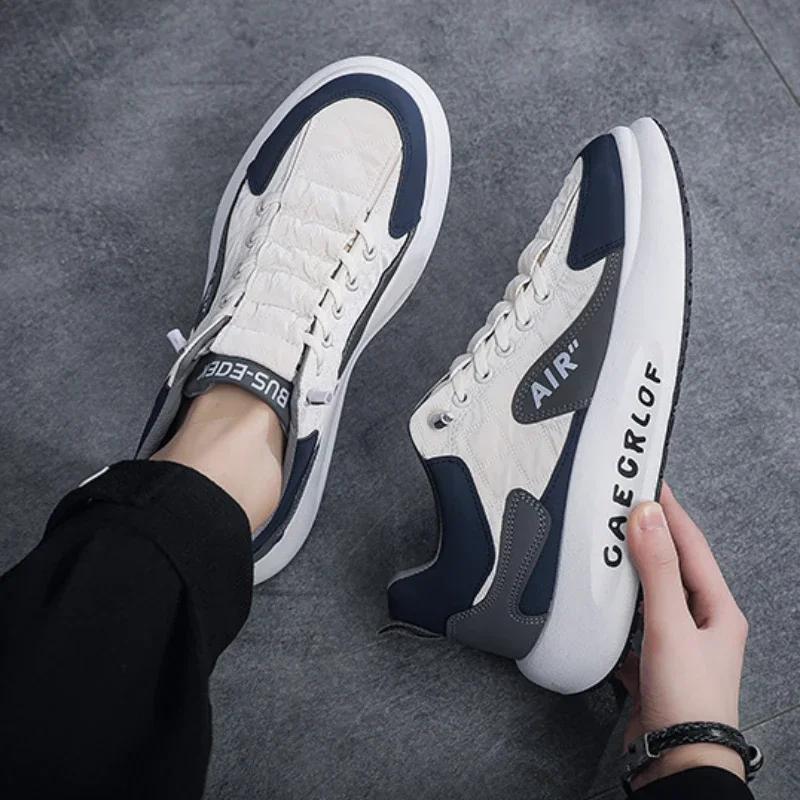 Модные мужские кроссовки, белые повседневные туфли, мужские легкие роскошные туфли для мужчин, дышащие туфли на плоской подошве, кроссовки для бега, теннисные туфли для спорта