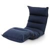 LOWYA Seat Chair Sofa Single Seater Compact Reclining High Back Stylish Large Size Sofa Fabric Navy