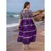 Бохо Кафтан Платье Большого Размера, Женское Пляжное Платье Макси Большого Размера