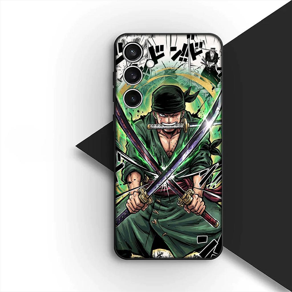 Cover for Samsung Galaxy S24 S25 S23 FE Ultra Plus S7 Edge S25+ S23+ A56 5G Phone Case Roronoa Zoro Boa Hancock One Luffy Pieces