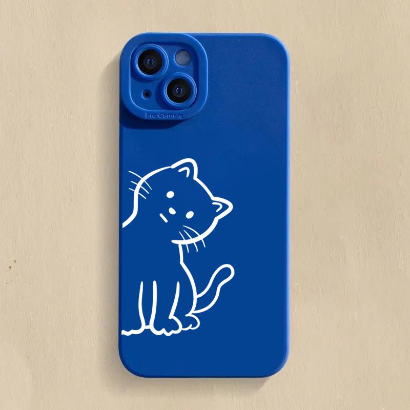Милые коты-пара Силиконовый мягкий чехол для телефона Для Samsung Galaxy S25 S24 S23 S22 S21 Ultra Plus FE A06 A26 A32 A33 A56 A34 A54 Обложка