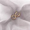 2 шт./компл. Цинковый цинковый сплав Женщины Мужчины Хрящ Большие круглые украшения Кафф для уха Модные аксессуары Клипсы