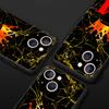 Мраморный чехол для телефона с буквой для iPhone 17 16 15 Pro Max 11 12 13 14 7 8 Plus SE 2020 X XR XS, мягкий черный