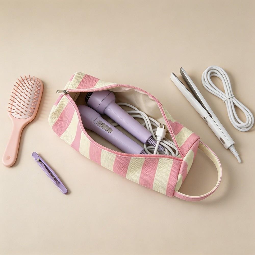Large Capacity Hair Dryer Storage Bag Dustproof Makeup Bag Fashion Curler Storage Bag Travel