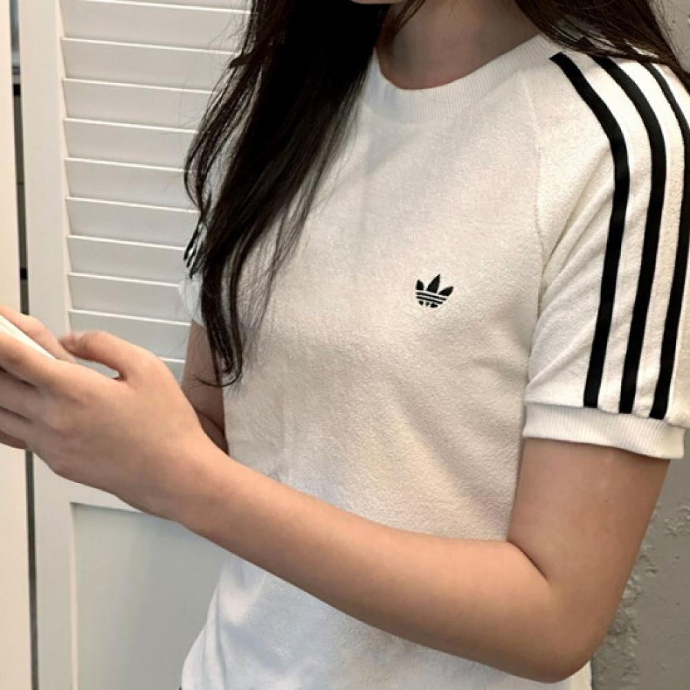 AdidaS Women S Terry Towel Calley T ShirT Kd1411