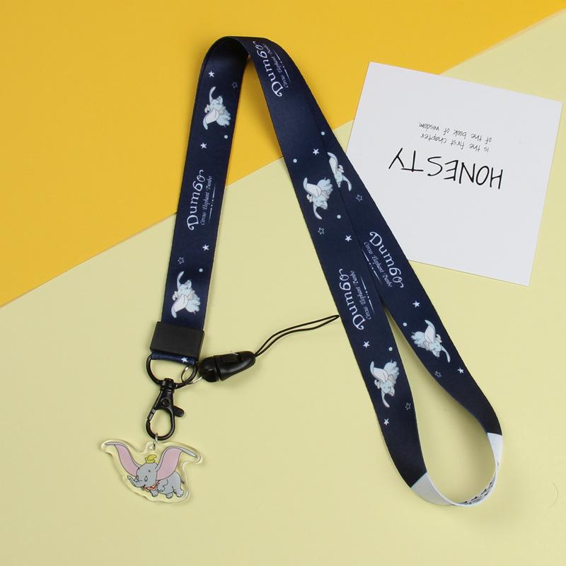 Cartoon Mobile Phone Lanyard, Cute Pendant, Wide And Flat Braided Belt, Lanyard, Key, Badge, Card Cover, Neck Lanyard.