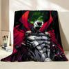 Comic S Spawn Throw Flannel Throw Blanket Suitable for Sofa Living Room Bedroom