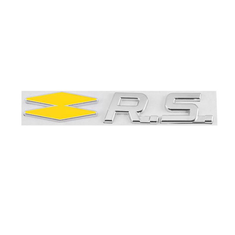 3D Металлические Наклейки Логотип Значок Эмблема GT RS Line Для Renault Logan Clio Megane 2 3 4 Kangoo Koleos Captur Twingo Duster