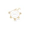 Gold Silver Color Butterfly  Anklets For Women Summer Beach Ankle Bracelet Foot Chain Jewelry Retro Simple