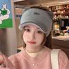 Windproof Plush Hat Cold-proof Baseball Cap Fashion Knitted Hat  Winter