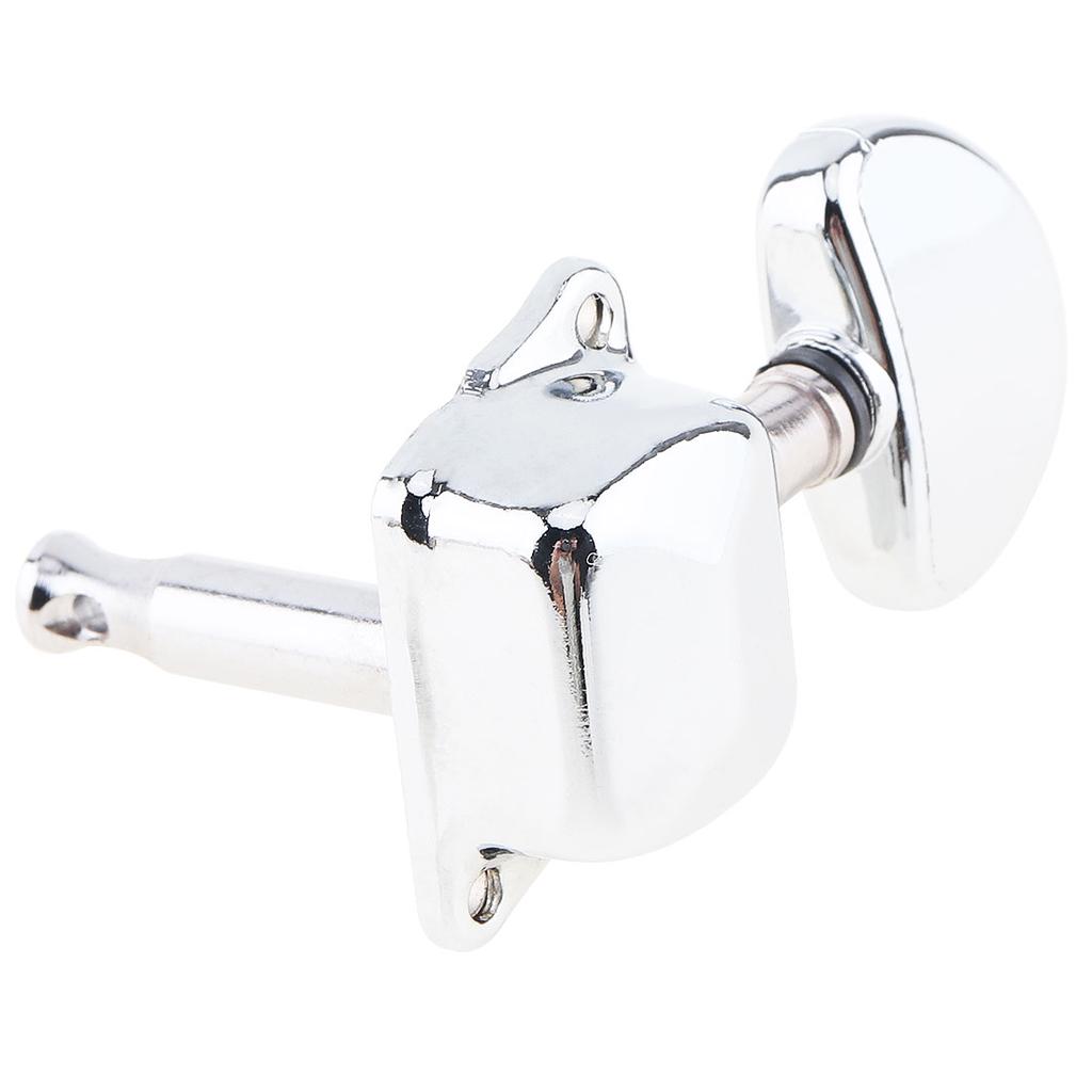 6 шт. хромированные колки для настройки гитары 3R + 3L полузакрытые полукруглые колки тюнеры для акустической гитары