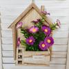 Hanging Wooden Pendants Window Wall Door Garden Courtyard Flower Basket Ornaments