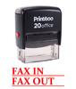 Printtoo FAX IN FAX OUT Самостоятельная печать резиновой печатью Офисные канцелярские товары на заказ