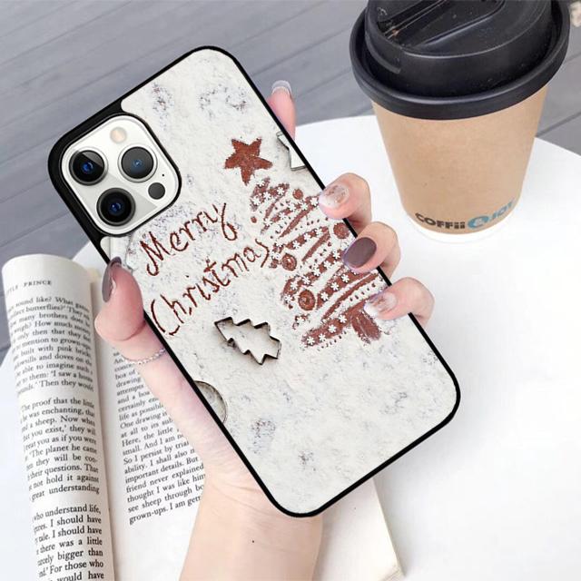 Чехол для телефона в стиле «С Рождеством и Новым годом» Для For iPhone 17 Air 16 15 11 12 13 14 Pro Ma Plus coque