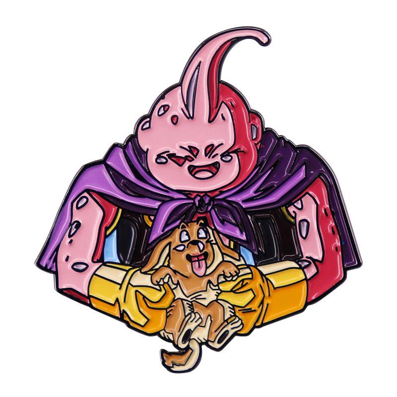 Аниме Dragon Ball Эмалевые значки Милые Гоку Веджета IV Пикколо Брошь Рюкзак Одежда Украшения Металлический значок Аксессуары Подарки
