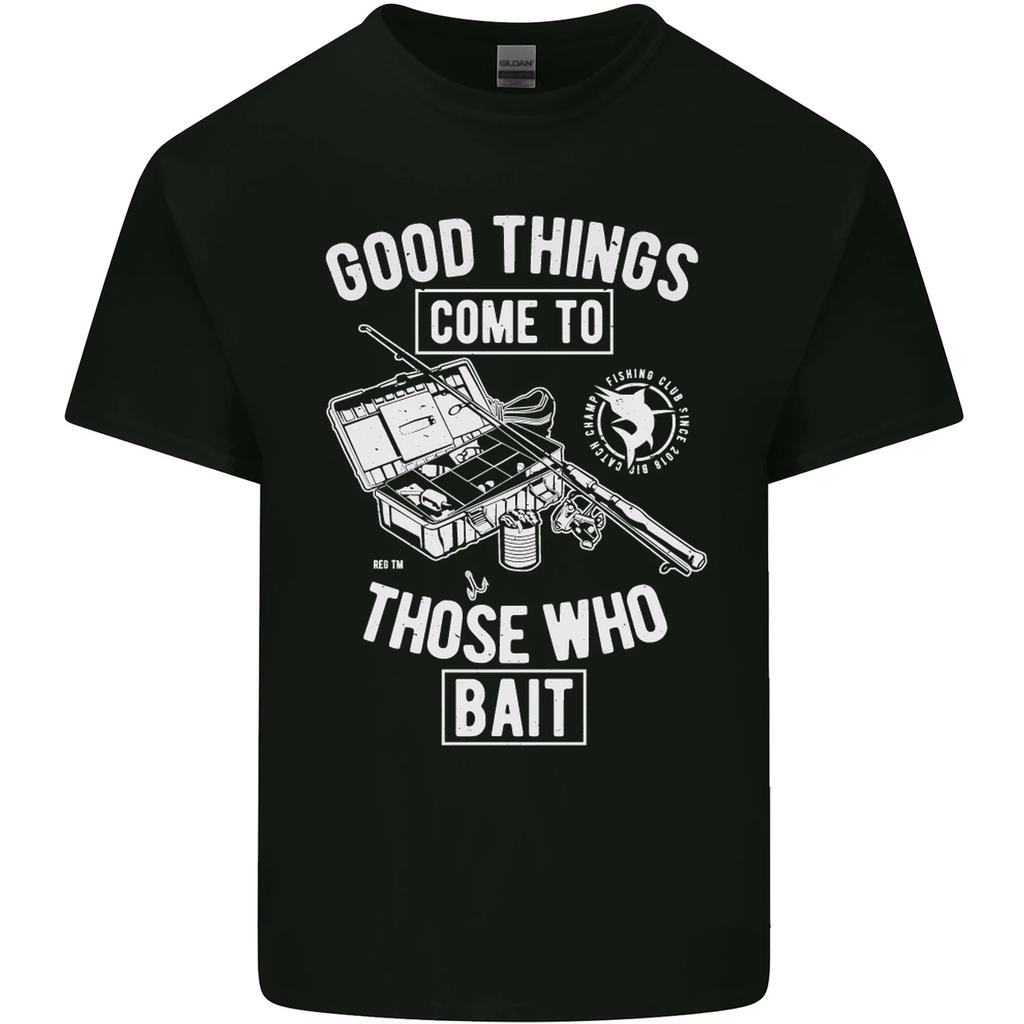 Funny Fishing Those Who Bait Fisherman Kids T-Shirt Childrens