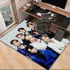 K-pop Group Poses Office Rug Chair Mat, Game Carpet, Suitable for Front Door, Bedroom, Living Room, Desk, Holiday Gift