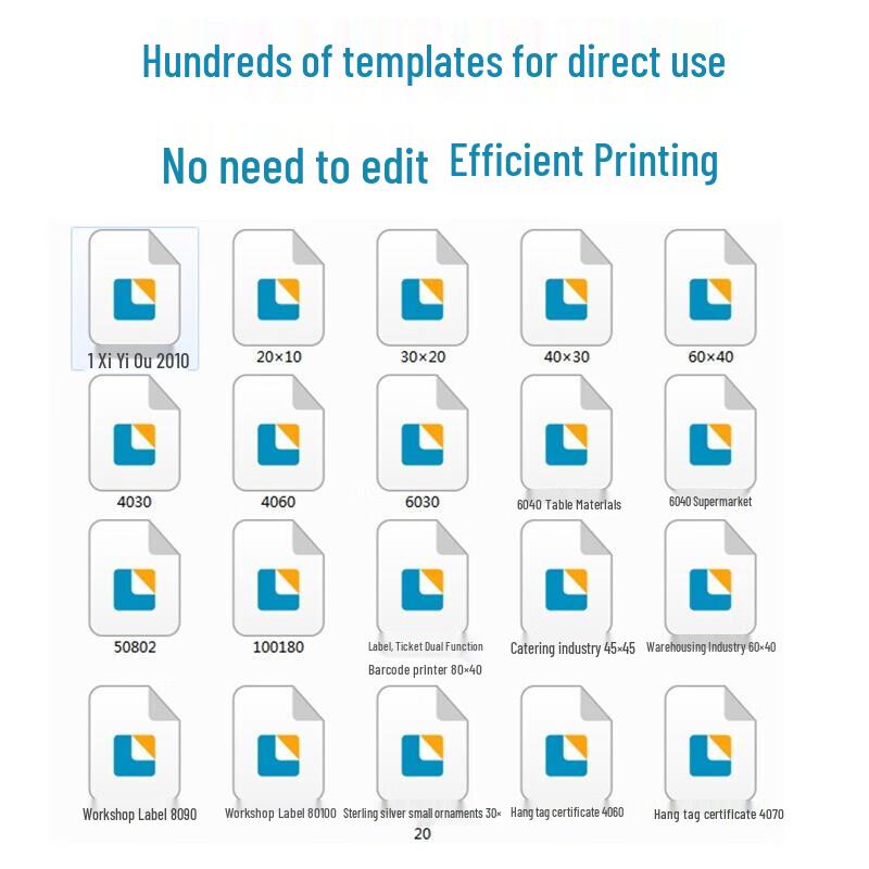 Xprinter XP-H500B Bluetooth Thermal Transfer Label Printer CN plug (adapter included)