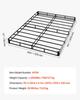 Box Spring, Queen Size Bed Frame with Washable Fabric Cloth, Heavy Duty Metal Frame for Queen Bed, 130 mm Mattress Foundation, 1587.57 kg Max Weight