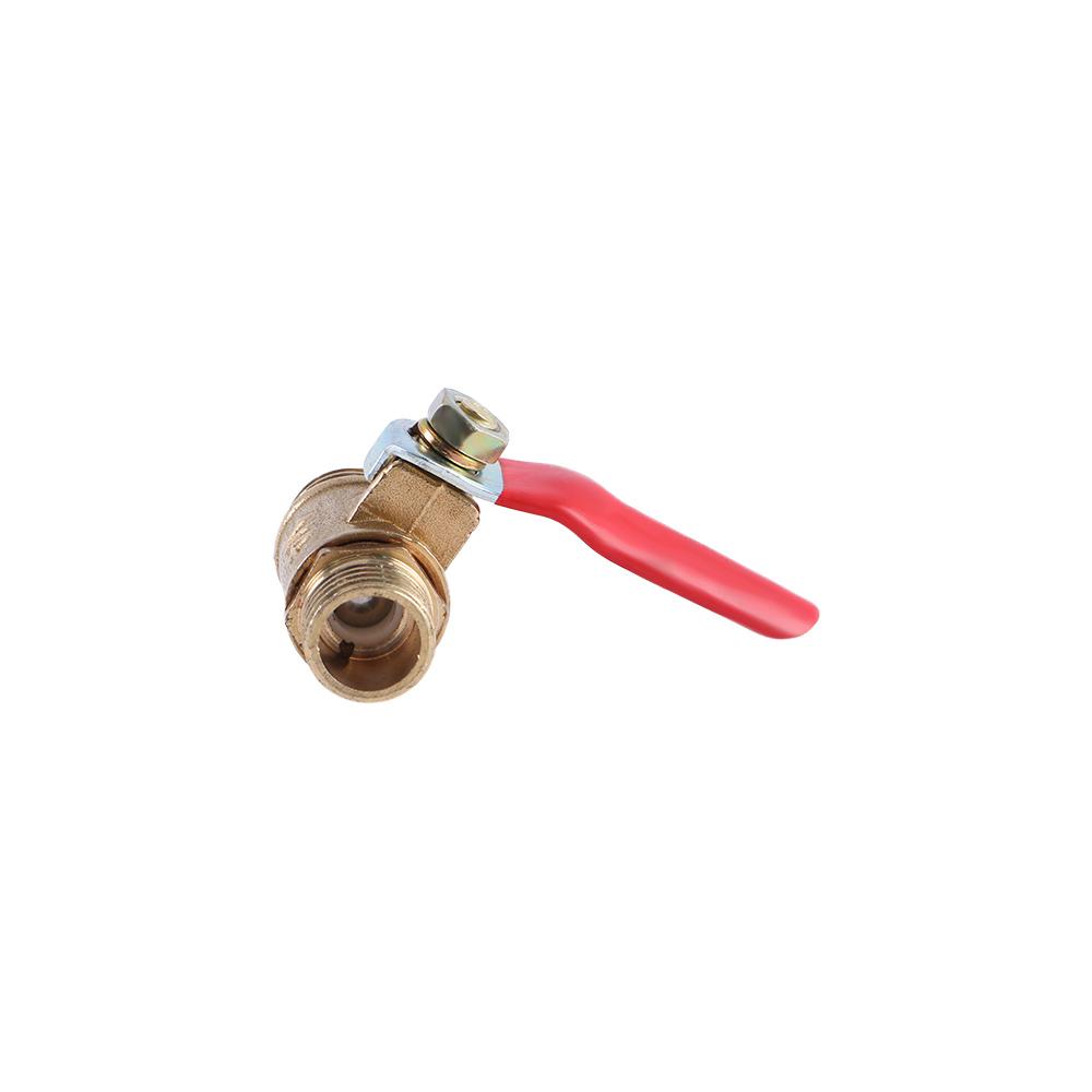 G1/4 Full Port Hose Connector Brass Pipe Male to Male Thread Switch Ball Valve Pipe Fittings