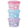 Skater storage container set 3 240ml side dish made Japan Sanrio Hello Kitty Kao Hana SIJ3-A