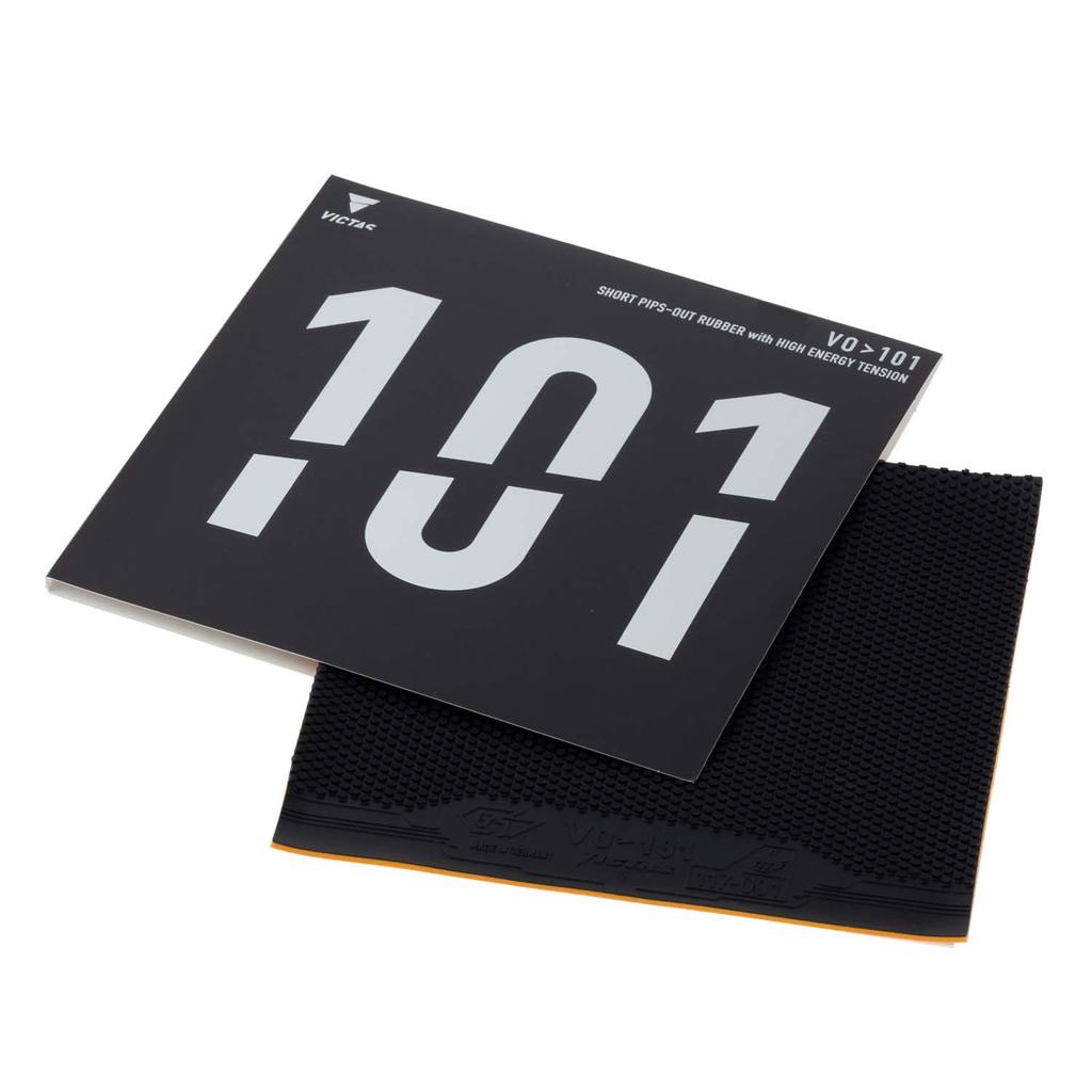 Накладка для настольного тенниса VICTAS, VO101, Черный, Размер 1.6