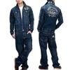 Мужской комбинезон Vanson с вышивкой «Летящая звезда», Рабочая одежда, nvao-301 (L, Индиго-A (Одна стирка))
