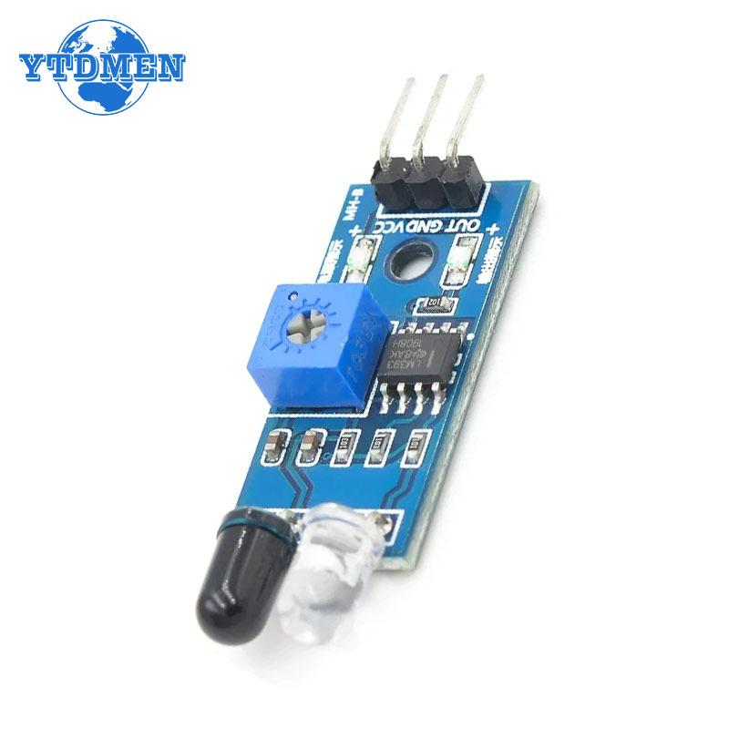 10PCS IR Infrared Obstacle Avoidance Sensor Module for Arduino Smart Car Robot 3-Pin Reflective Photoelectric High-quality