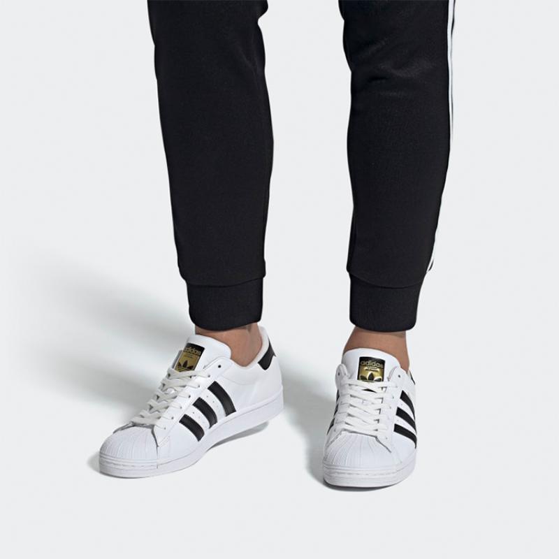 Adidas Originals Superstar Cloud White And Core Black Shoes 'Black White' Sneakers EG9289