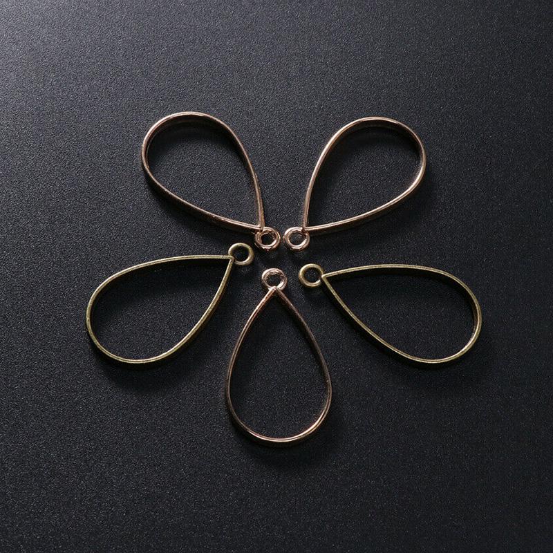 30шт новый открытый ободок кулон пустой Шарм рамка полый кулон DIY изготовление ювелирных изделий