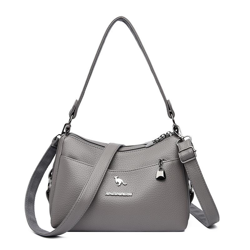 Женская сумка через плечо из ПУ большой вместимости