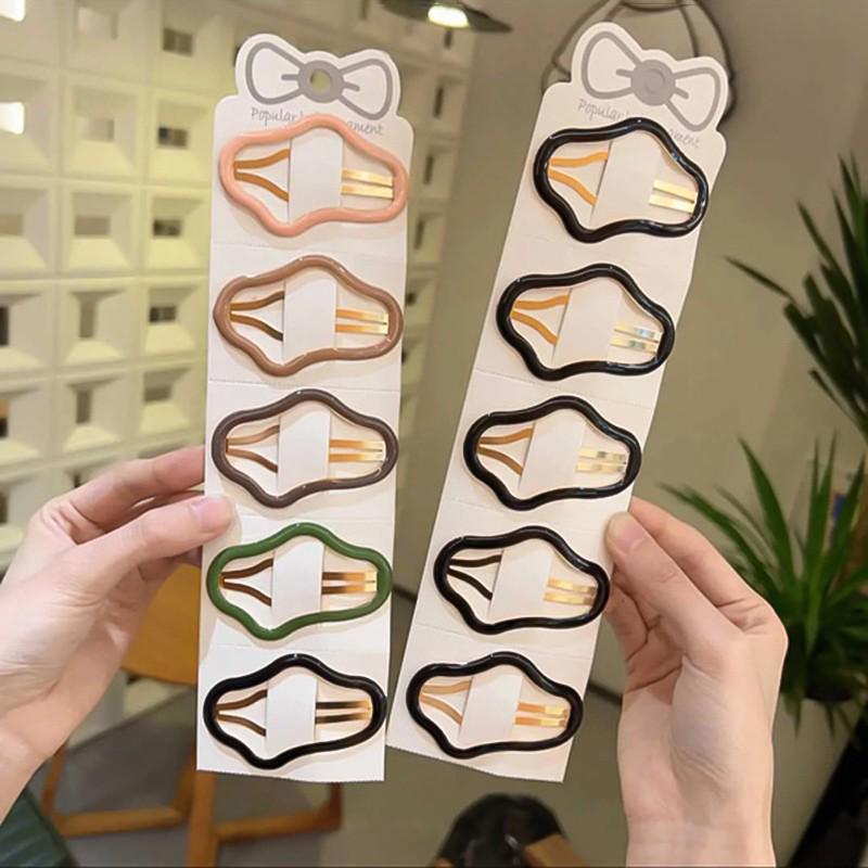 2025 High-End Цветная заколка для волос Cloud: Милая детская челка с заколкой и головной убор для девочек