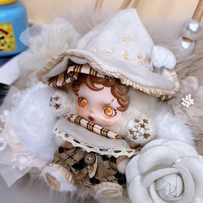15 см Кукла SKULLPANDA Наряд Золотой Маг Ангел Костюм Коллекция Зимняя Симфония