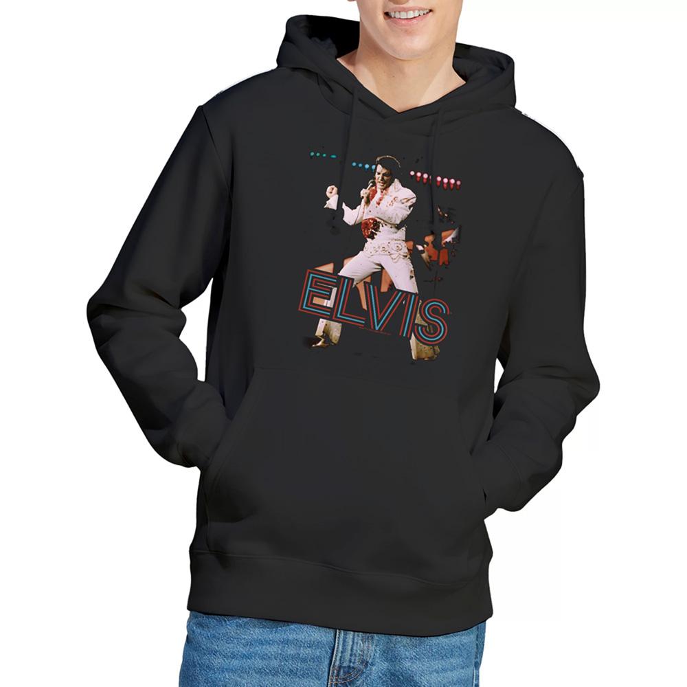 Elvis Presley Unisex Adult Hit The Lights Hoodie