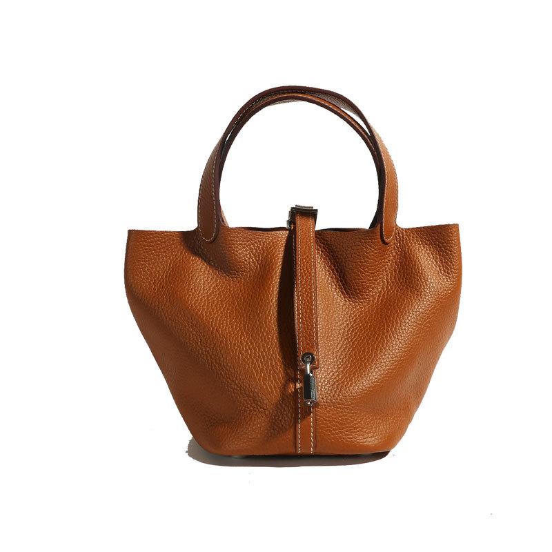 Женская сумка-корзина из коровьей кожи Togo осень/зима 2024 года - Niche Design