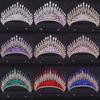 Baroque Crystal Tiaras And Crowns Rhinestone Prom Diadem Crown Tiara For Women Bridal Wedding Hair Accessories Jewelry Crown