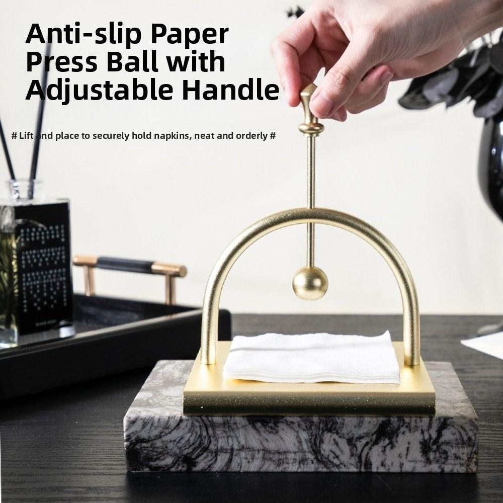 Retro Square Tissue Holder Creative Tabletop Tissue Rack Cafe Dinning Table