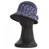 Shop   Women Mesh Flower Bucket Hat Navy Km Wh 0640