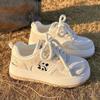 Panda Platform White Shoes Women's New Spring Versatile Board Shoes Women's Fashion Casual Shoes