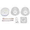 Wearable Electric Breast Pump Quiet 16 Suction Strength Prevent Backflow Double Breast Feeding Pump