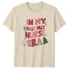 In My Holly Jolly Nurse Era Christmas Nurse Holidays Unisexs Unisexs Graphic Tee