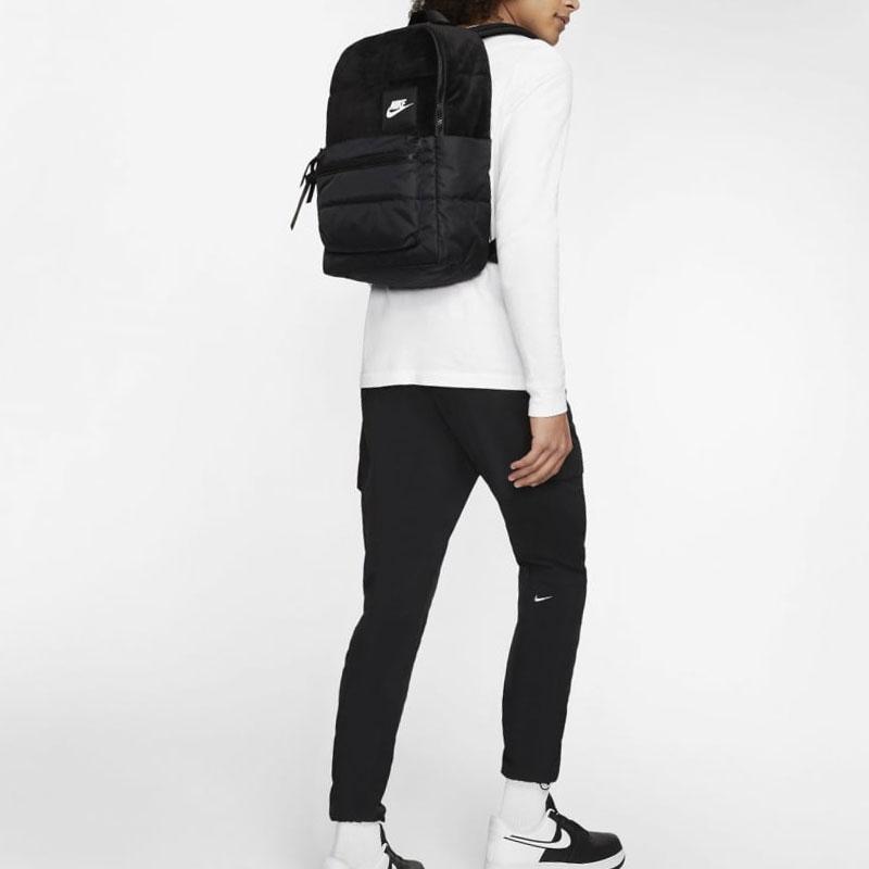 Nike Рюкзак Heritage из полиэстера с нейлоном, обычный, унисекс, черный, CQ0263-010