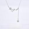 Star Tassel Necklace Female Korean Version Niche Exquisite Five-pointed Star Ins Cold Wind Necklace Female