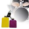 High and Low Tones Bicolor Cowbell Drum Accessories Bangzi Dual Mounted Bell with Mount for